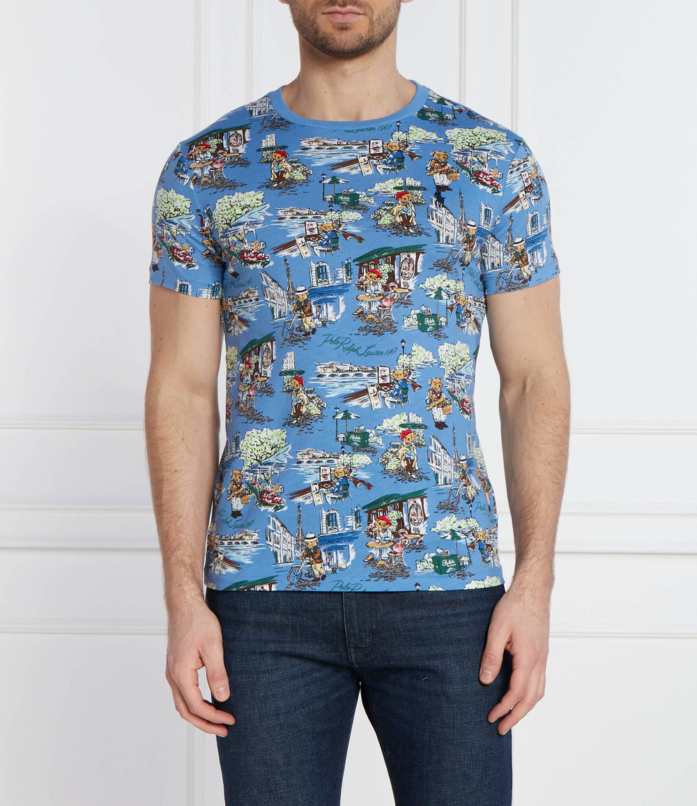 Футболка POLO RALPH LAUREN - голубой(710935547)