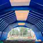 Пневмокаркасный ангар «Рубеж 3» 20×10×5,4 м — из ПВХ для ремонта и хранения техники