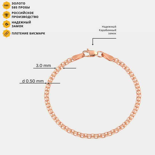 Браслет золотой