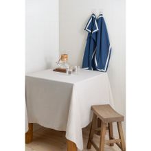 Набор из двух кухонных полотенец саржевого плетения темно-синего цвета из коллекции Essential, 50х70 см