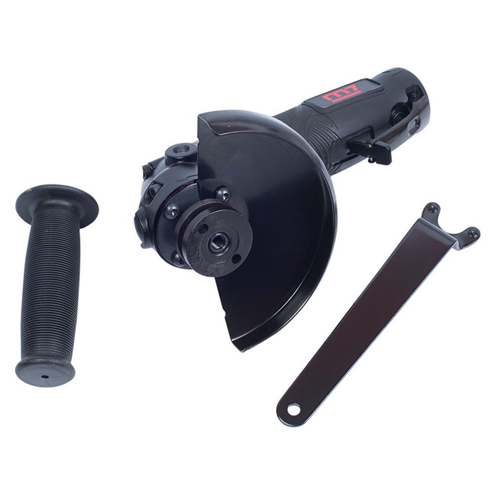 MIGHTY SEVEN (QB-7115) Пневматическая угловая шлифовальная машина (УШМ) 125 мм, 11000 об/мин, с рычажным выключателем