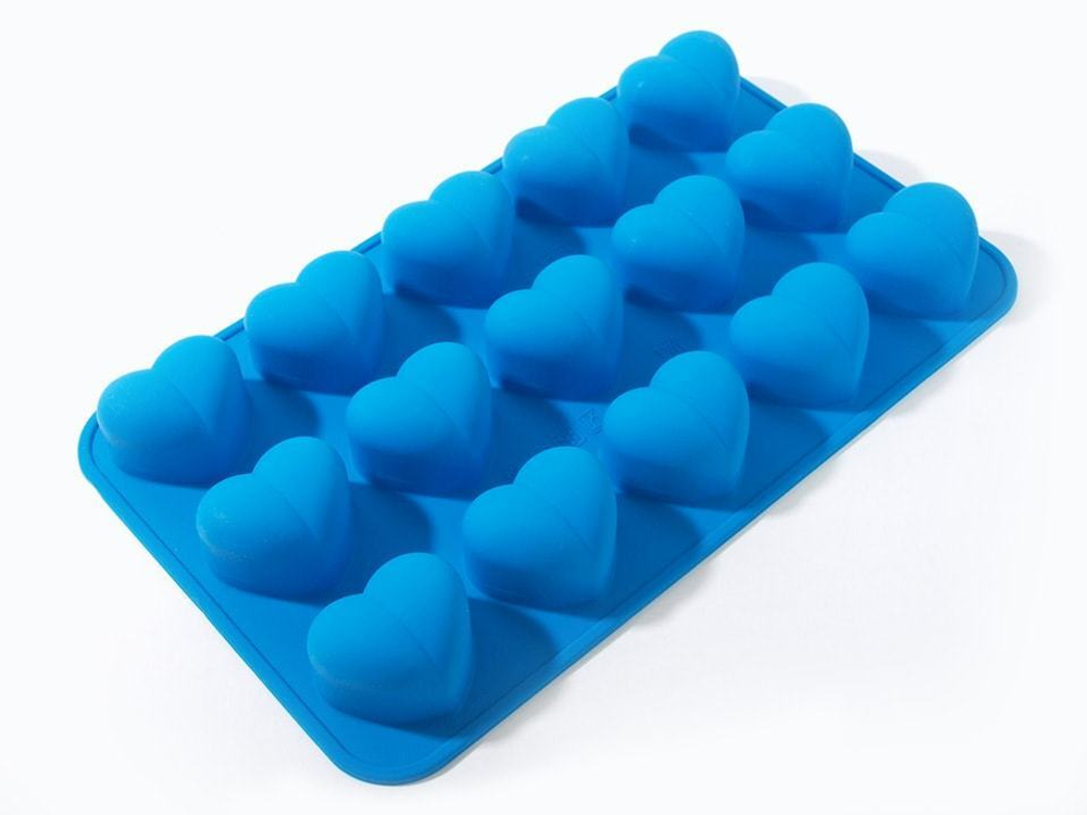 Силиконовая форма "Сердца 15" 19*11*2 см