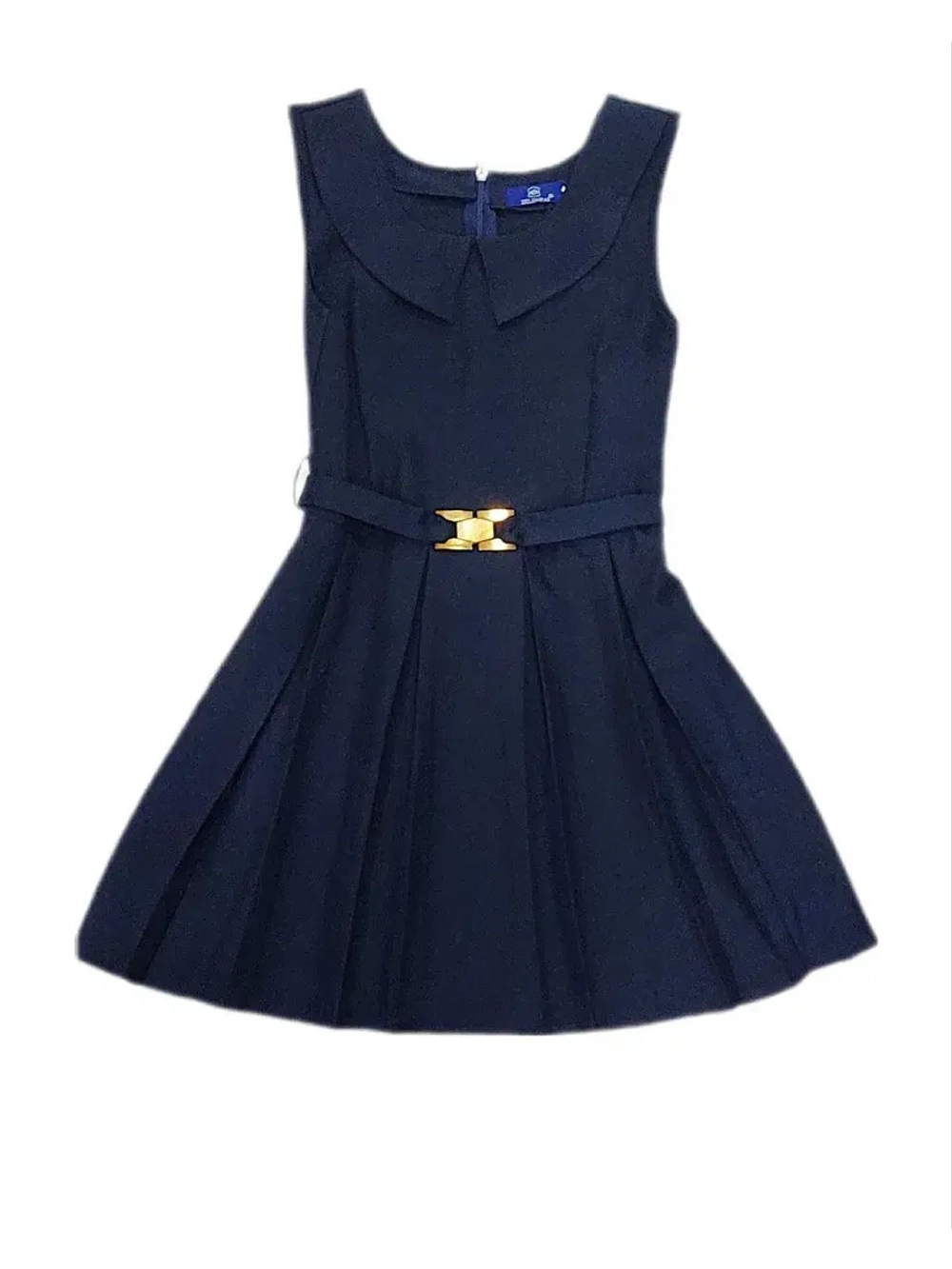 Сарафан- школьный для худенькой девочки.