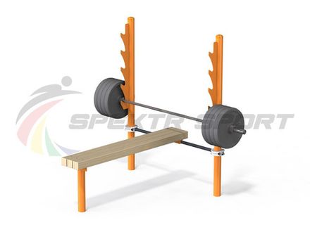 Скамья для жима от груди уличная Воркаут SP GTO-83_76mm 89
