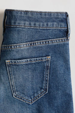 H&M Джинсы карго с широкими штанинами, синий