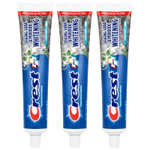 Crest, Plus, отбеливающая зубная паста с фторидом, пищевой содой и перекисью, свежая мята, 3 шт. по 161 г (5,7 унции) в упаковке