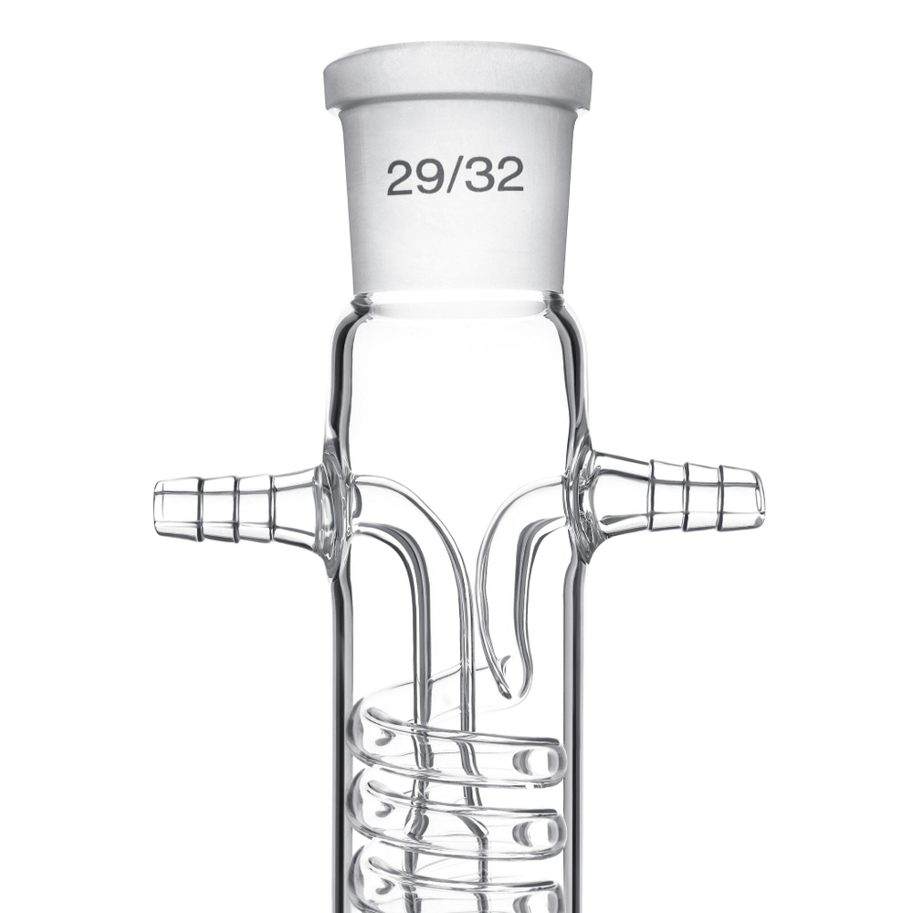 Холодильник спиральный с внутренним охлаждением, 500 мм, шлиф 29/32