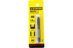 Метчик MASTER одинарный для сквозных и глухих отверстий сталь 9ХС М6х1 0 Stayer 28021-06-1.0