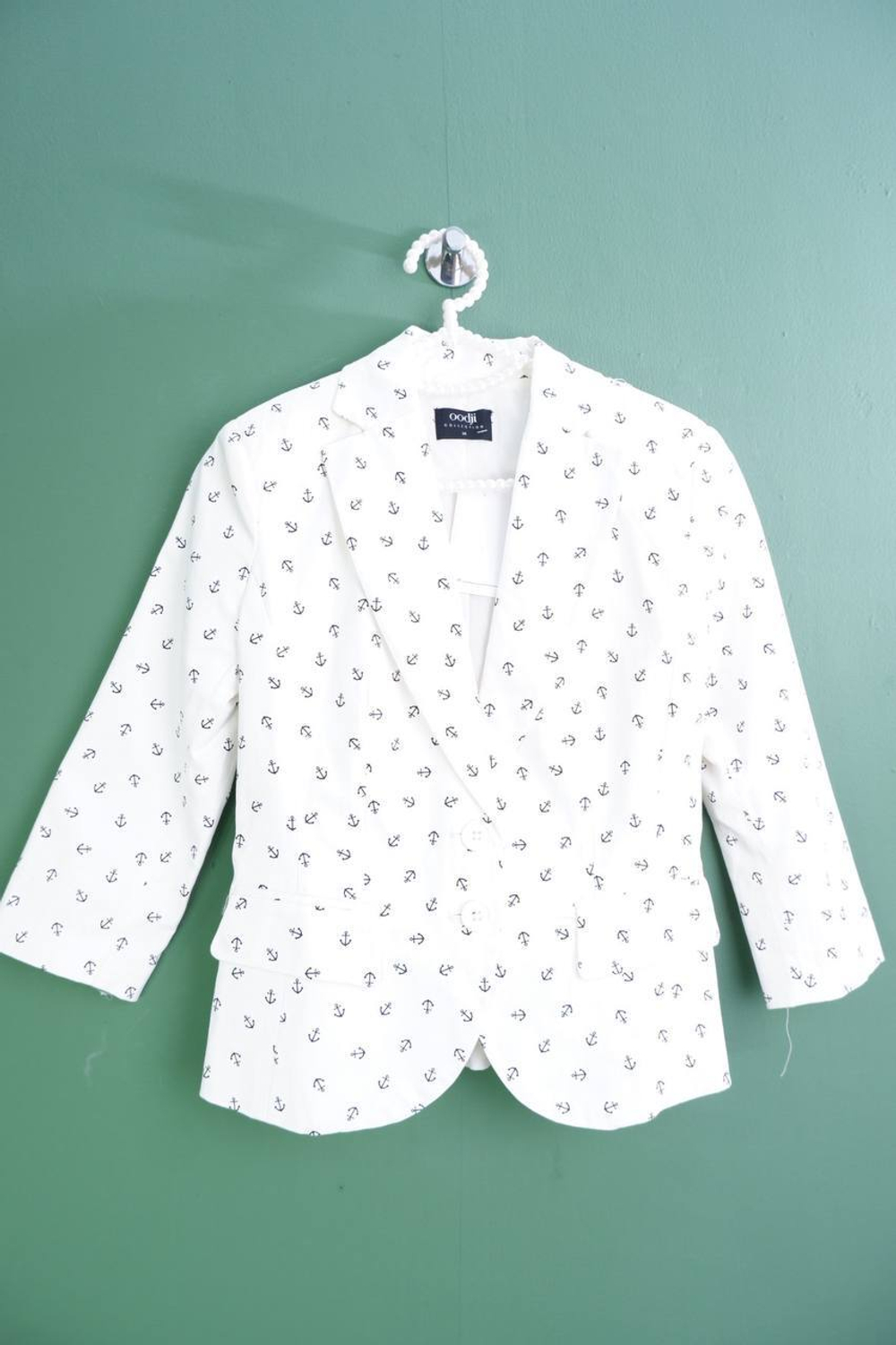 Жакет Oodji для морских приключений, маркировка 36, визуально на 42 размер