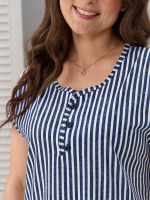 Туника Т-014/джинса-полоса