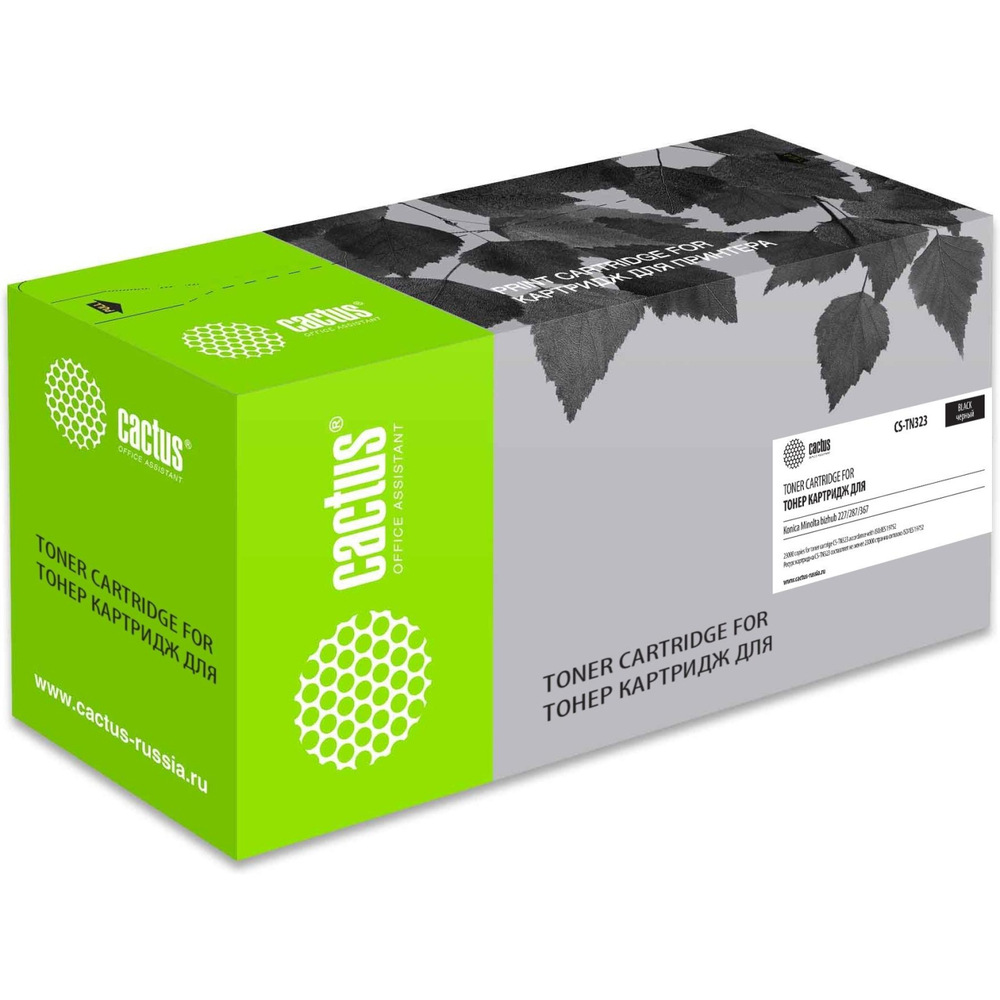 Картридж лазерный Cactus CS-TN323 TN-323 чер. для Konica Minolta 227/287