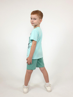 01-85-9 Комплект для мальчика (фуфайка+шорты)