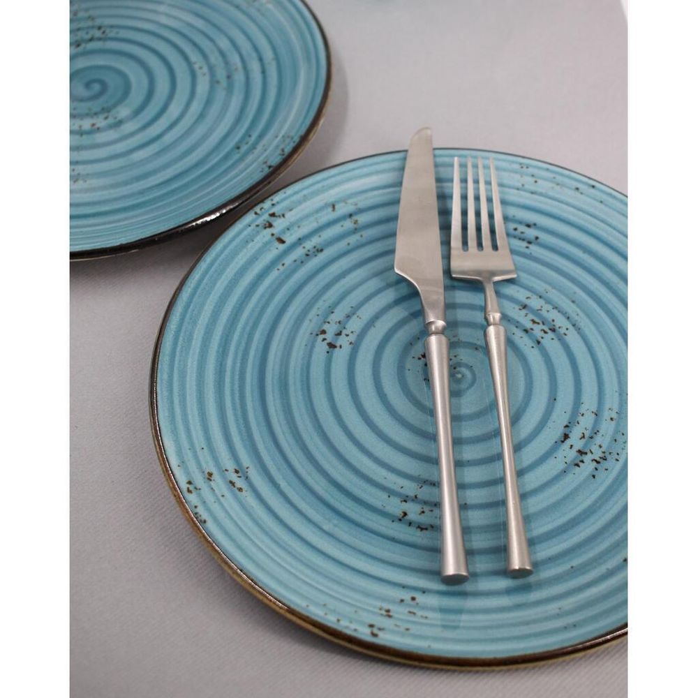 Нож столовый 22,9 см матовый цвет серебро PVD   P.L. [12]