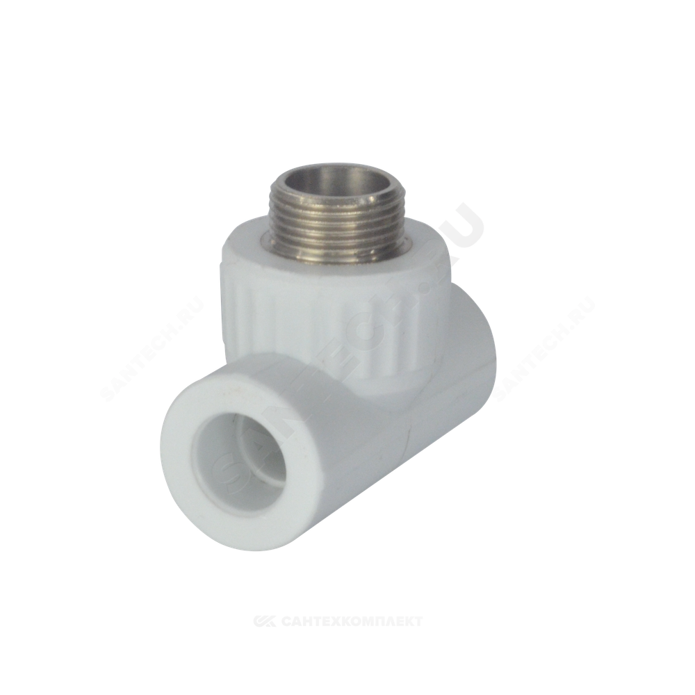 Тройник PP-R комбинированный белый Дн 25х1/2" НР VALFEX 10128125