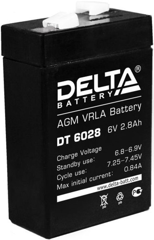 DELTA DT 6028 аккумулятор