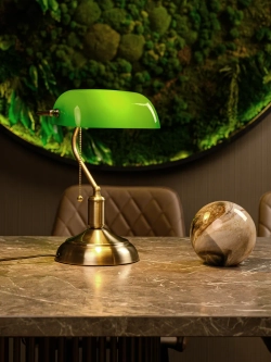 Винтажная лампа настольная ретро