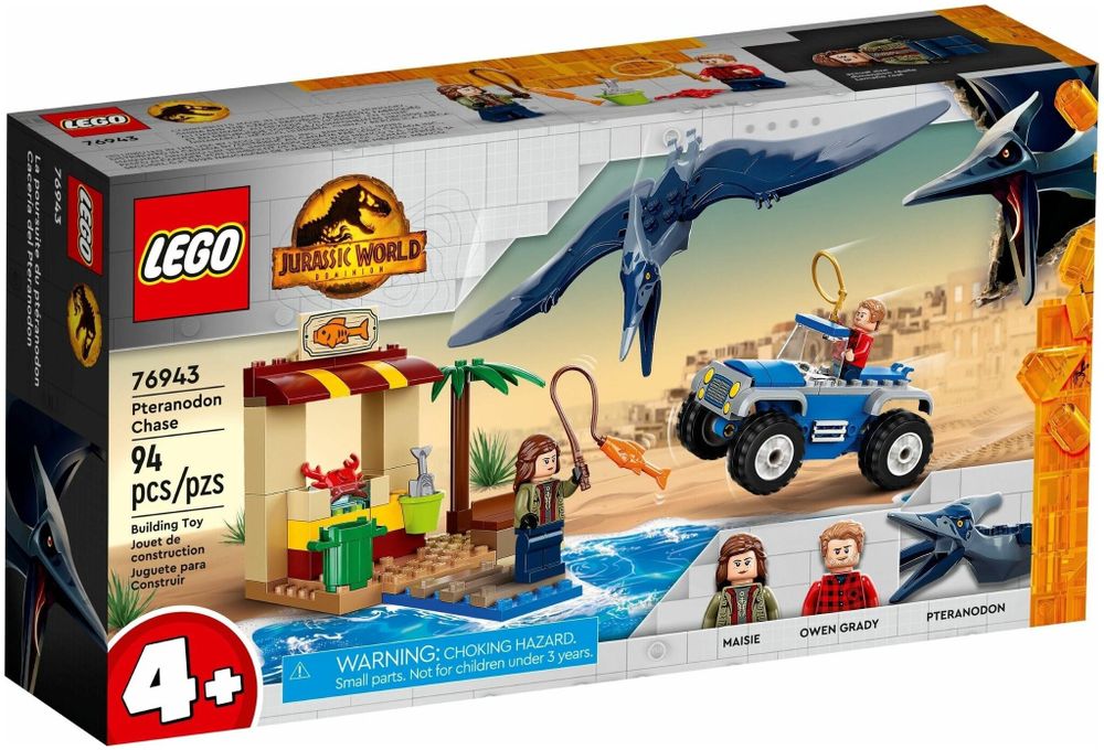 Конструктор LEGO Jurassic World 76943 Погоня за птеранодоном