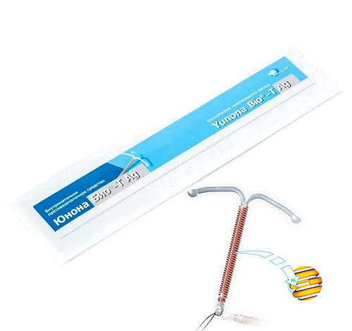 Спираль Юнона БИО-Т ag внутриматочная