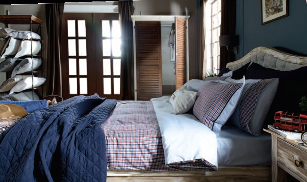 Комплект постельного белья Richmond Blue-Red Check от Casual Avenue Турция