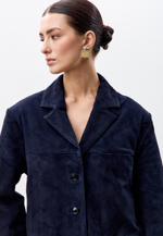 Жакет из замши