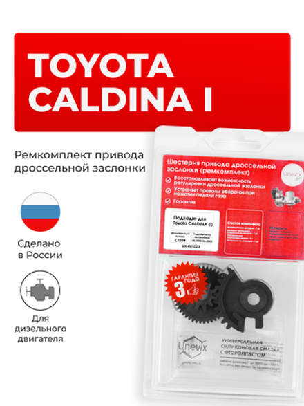 Ремкомплект привода дроссельной заслонки Toyota CALDINA [CT19#] (1998-2002) (DZ-3)