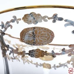 Конфетница медов.золото TIMON 26 см.