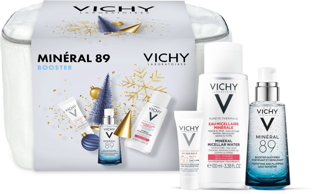 Vichy Mineral 89 Booster - Рождественский подарочный набор /  3 szt.     / GTIN 8592807580172
