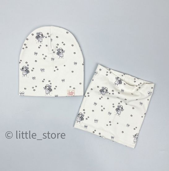 Комплект двухслойный (плотный), Молочный