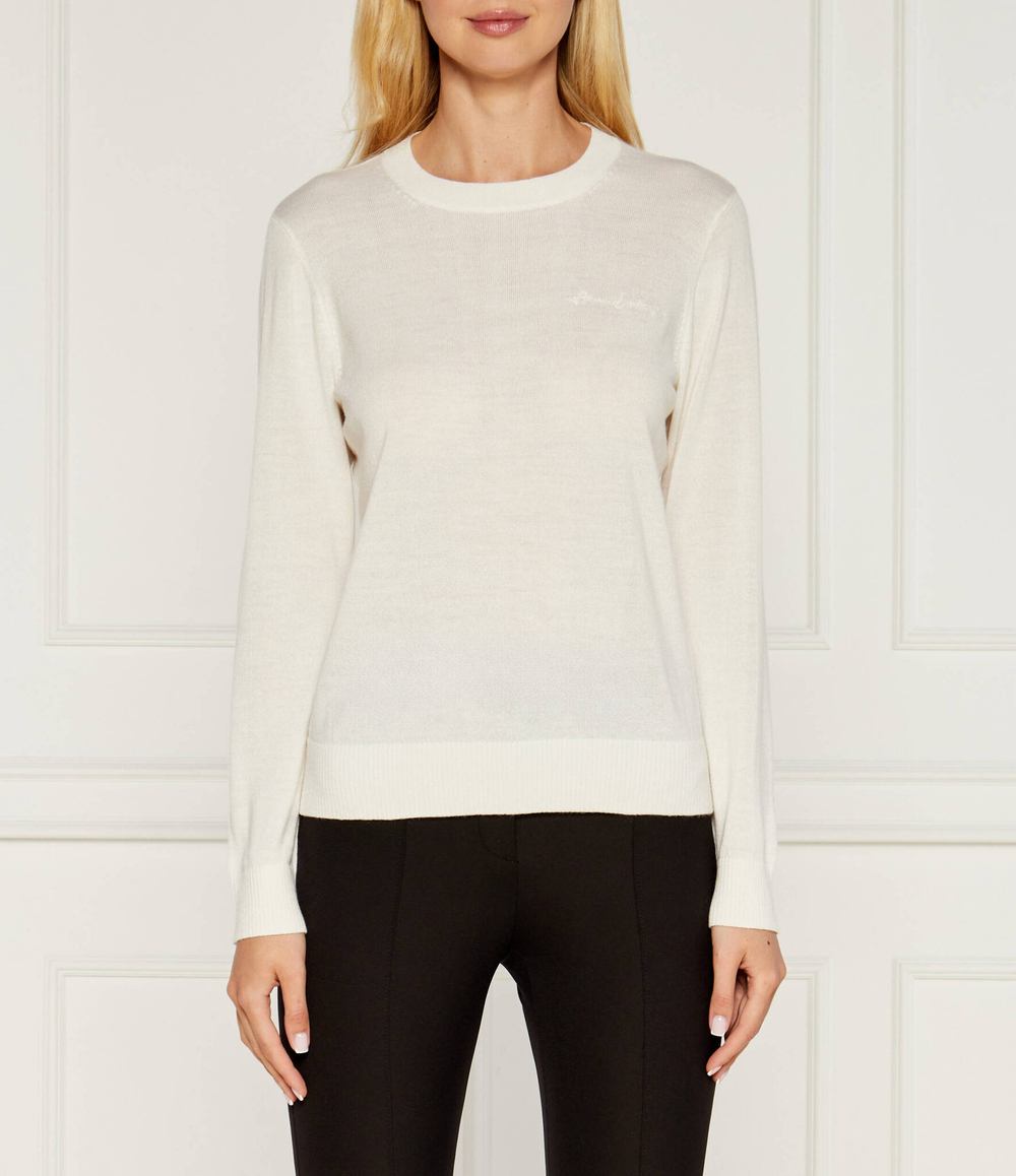 Хлопковый свитер Armani Exchange - экрю(6DYM1J YME3Z)