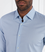 Рубашка H-HANK-kent-C1-214 BOSS BLACK - голубой(50512653)