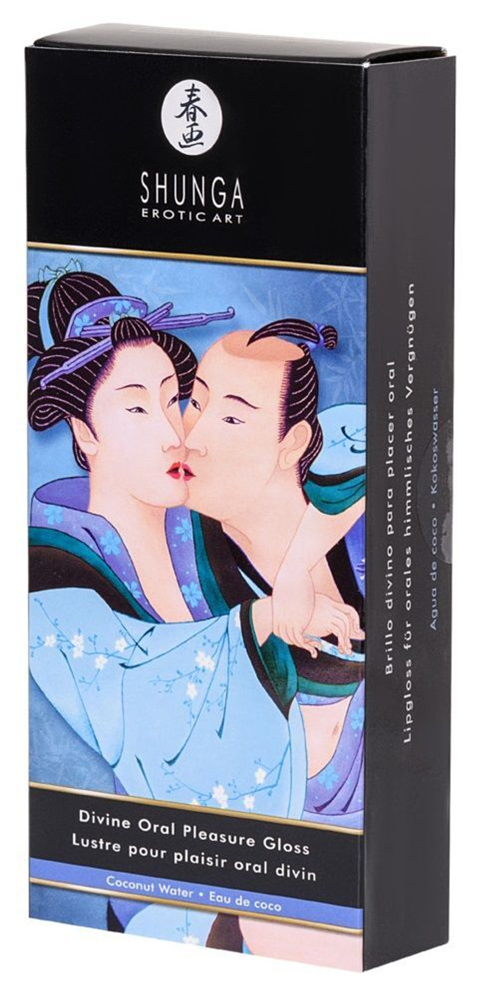 Возбуждающий блеск для губ с ароматом кокоса Божественное удовольствие - 10 мл.