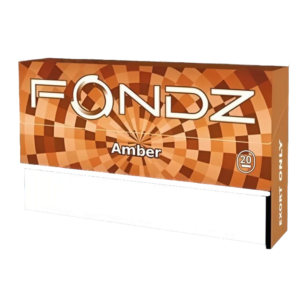 Стики Fondz Amber - терпкий табак (Китай) (блок - 10 пачек)