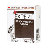 Гладкие презервативы Классическая опера Expert 3шт