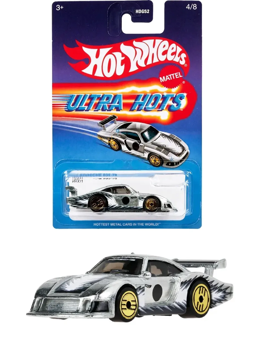 Машинка Хот Вилс 1978 Porsche 935 78 Silver HDG52 HRX11