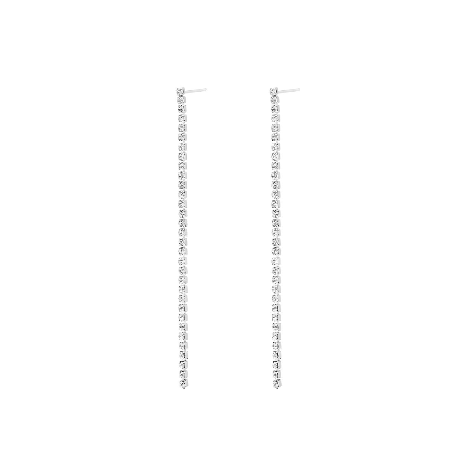 Серьги Tiny Floating Crystals Earrings