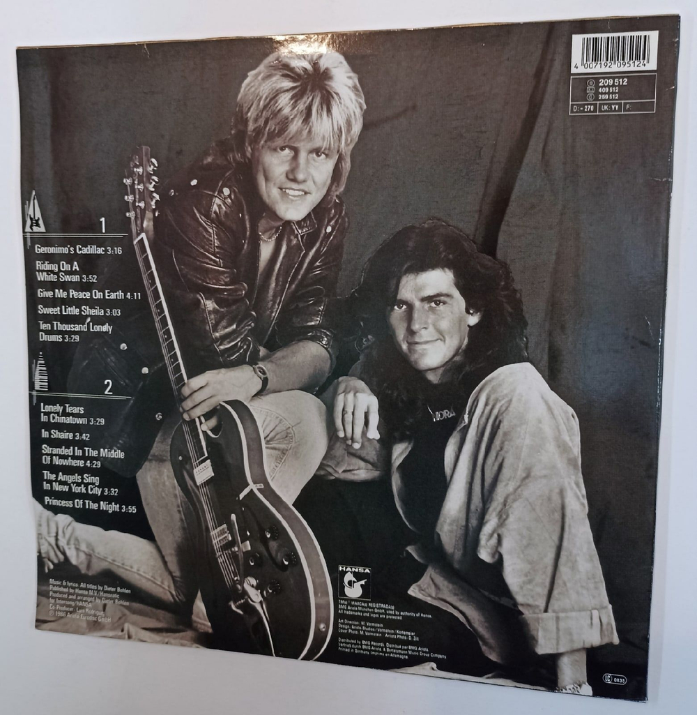 Винтажная виниловая пластинка Modern Talking In The Middle Of Nowhere The 4th Album (Europe 1988)
