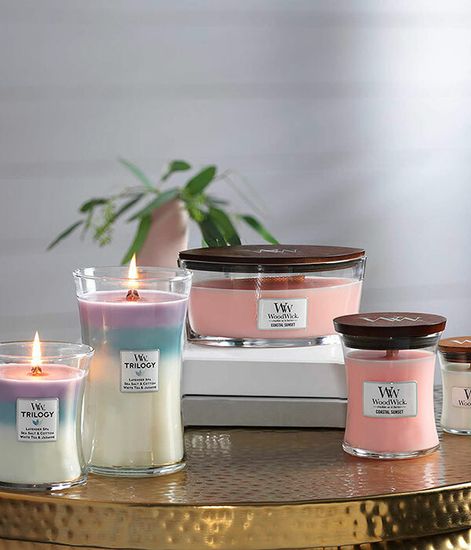 Прибрежный закат, ароматическая свеча эллипс, WoodWick