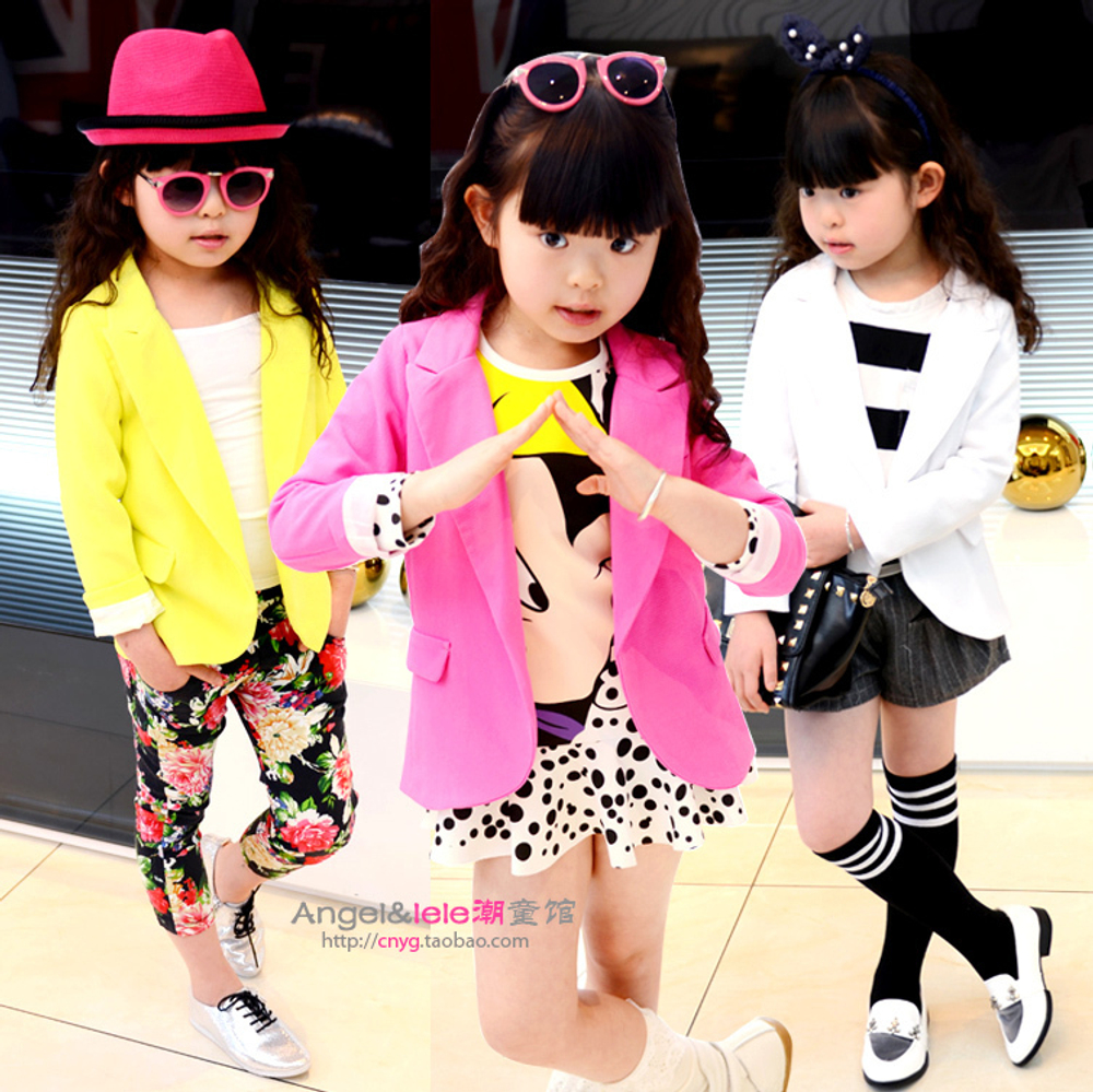 Пиджак детский однотонный классический