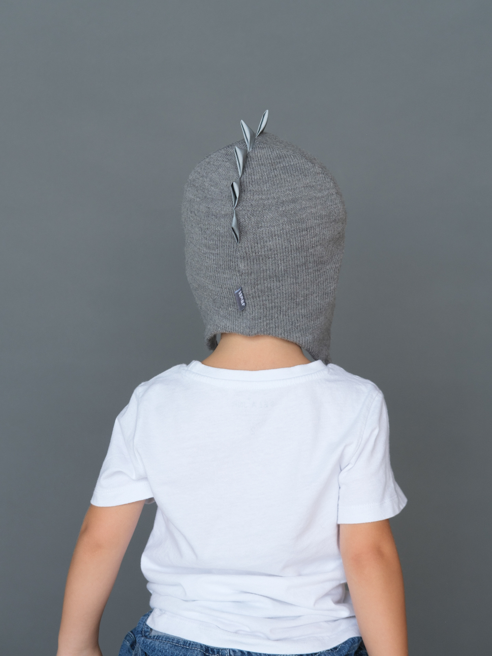 Шапка весенняя/осенняя вязаная ОРЕО (Пепельный)