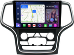 Магнитола для Jeep Grand Cherokee WK2 2013-2021 (ШГУ 8.4") - FarCar BM10-9564F3 монитор 10.36" QLED на Android 14, TS10, 4+32Гб, CarPlay, 4G SIM-слот
