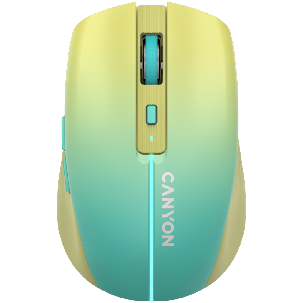 CANYON mouse MW-44  Wireless Charge Yellow Blue