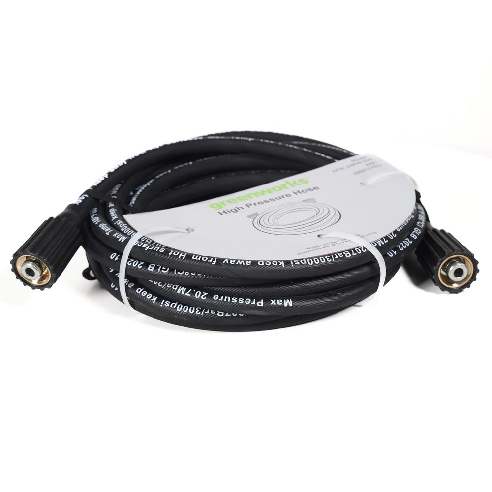 Шланг 7,6 м для мойки высокого давления Greenworks, 310 бар
