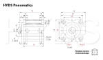 SDA 25x45 Пневмоцилиндр