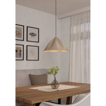 Подвес 1*E27 900836 кремовый/черный Podere Eglo