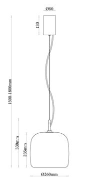 Подвес 12W 4000K 4235-1P золото/янтарный Reflex Favourite
