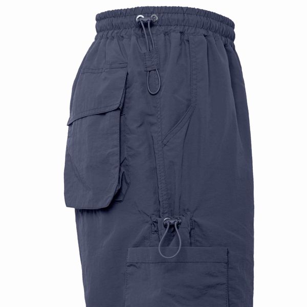 Брюки Multi pocket темно-синие - фото 8