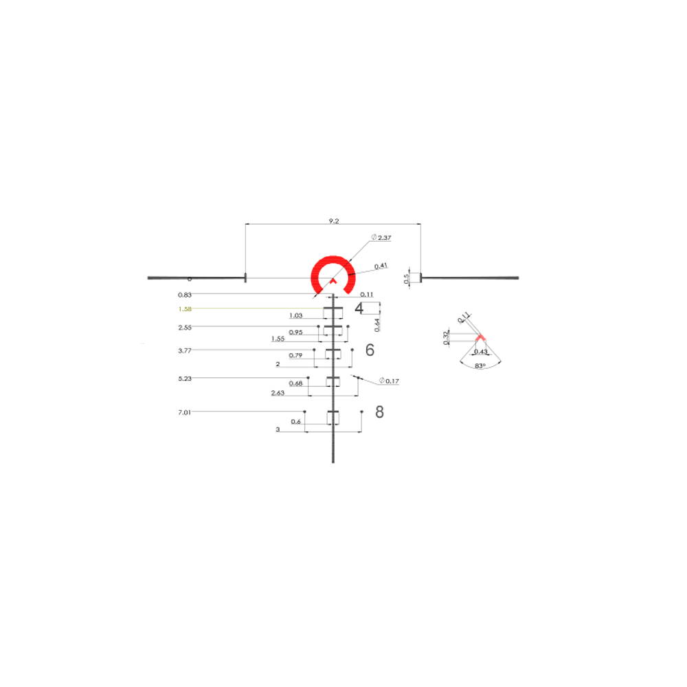 Оптический прицел Mewlite 1-6x28 FFP 34 мм IR 61001 ( Сетка BDC / с подсветкой )