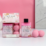 Подарочный набор «Всё для тебя»: гель для душа и 3 бомбочки для ванны (Цвет: не задано)