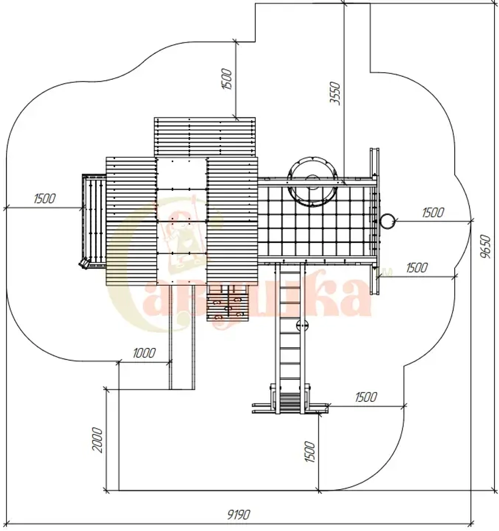 Детский игровой домик Савушка PlayHouse-4