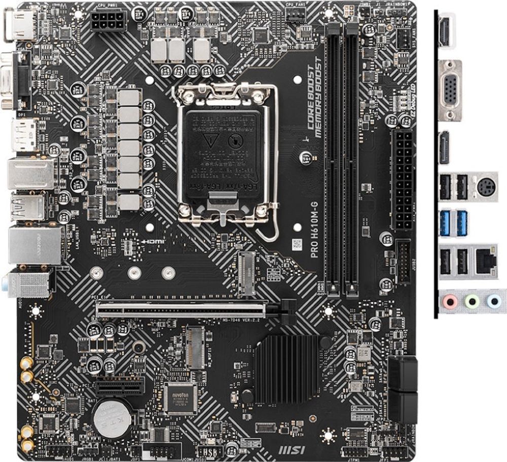 Материнская плата MSI PRO H610M-G DDR5